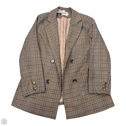 Blazer By Clothes Mentor In Tan, Size: M