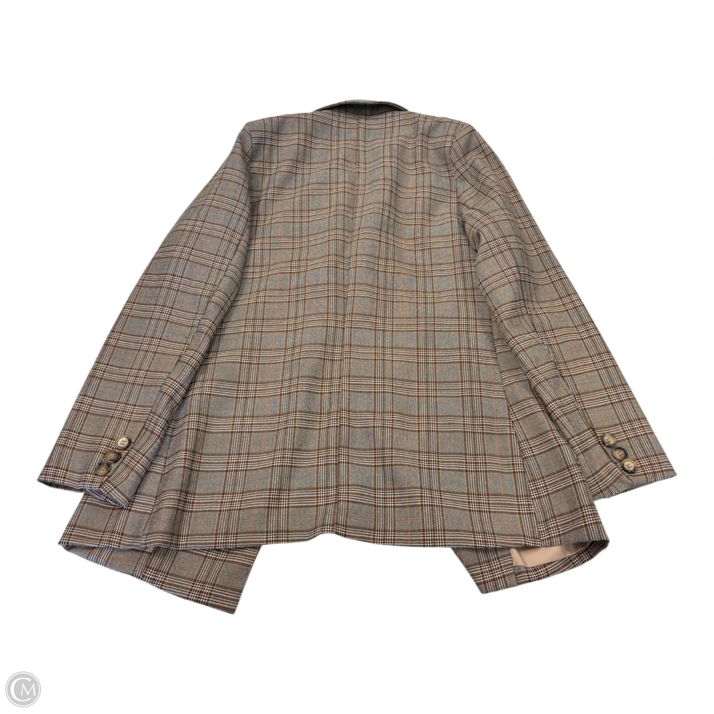 Blazer By Clothes Mentor In Tan, Size: M