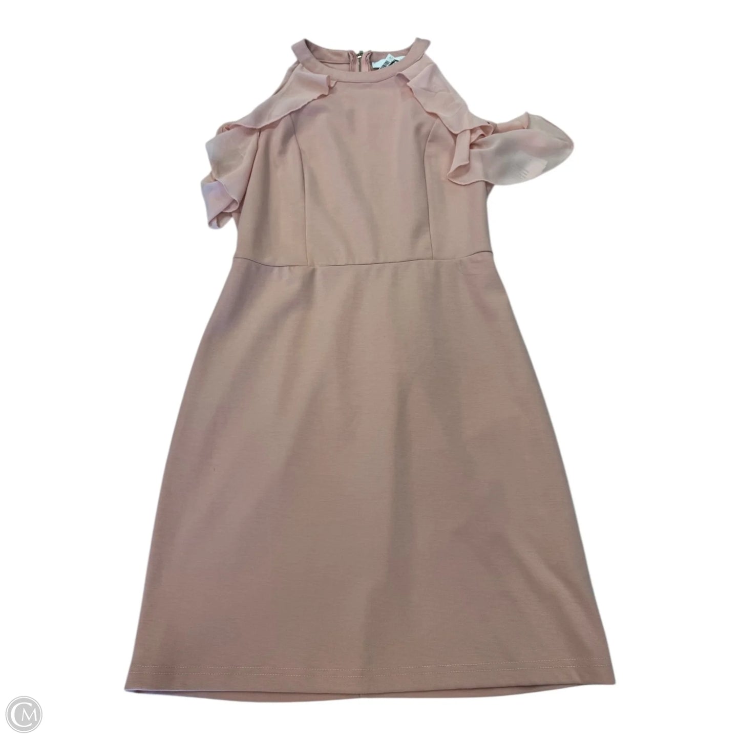 Dress Casual Midi By Justfab In Pink, Size: M