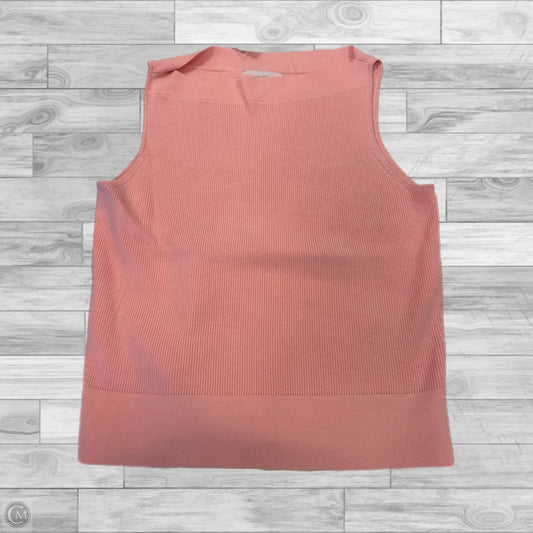 Top Sleeveless By Banana Republic In Coral, Size: M