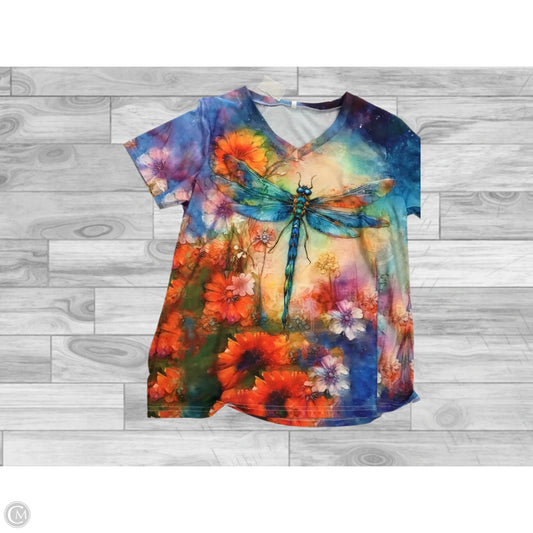 Top Short Sleeve By Clothes Mentor In Multi-colored, Size: M