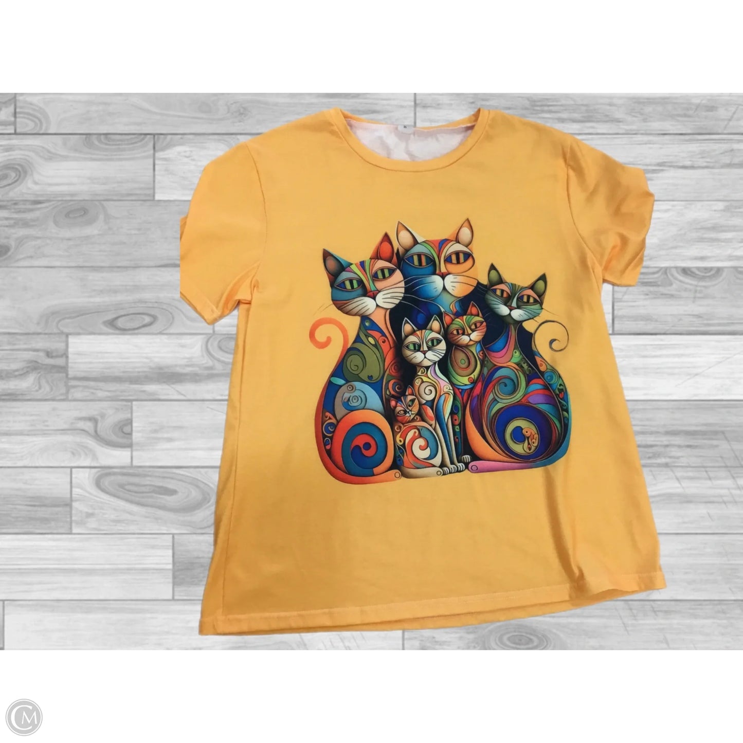 Top Short Sleeve By Clothes Mentor In Orange, Size: M