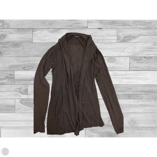 Cardigan By Express In Bronze, Size: S