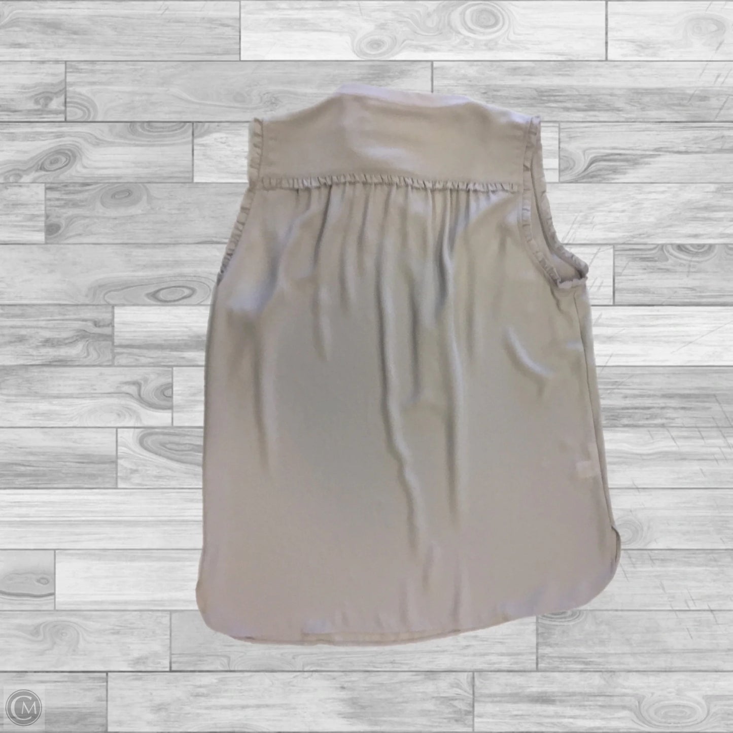 Top Sleeveless By Loft In Tan, Size: Xs