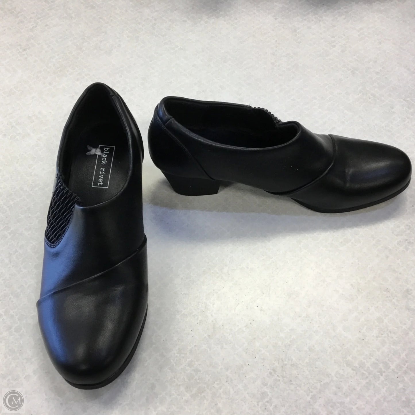 Shoes Heels Block By Black Rivet In Black, Size: 8