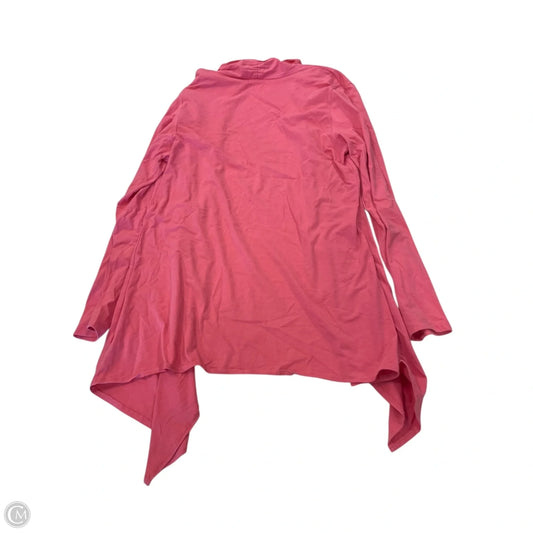 Cardigan By Clothes Mentor In Coral, Size: L