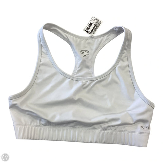 Athletic Bra By Champagne In White, Size: Xl