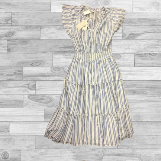 Dress Casual Midi By Rails In Striped Pattern, Size: L