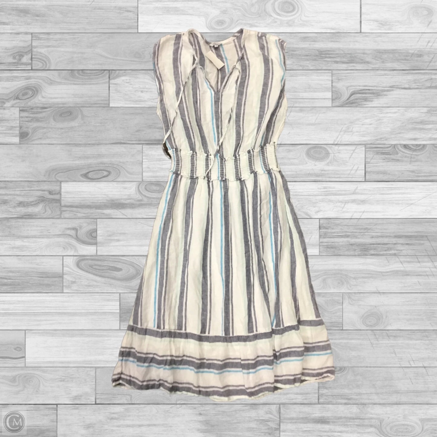 Dress Casual Midi By Rails In Striped Pattern, Size: L