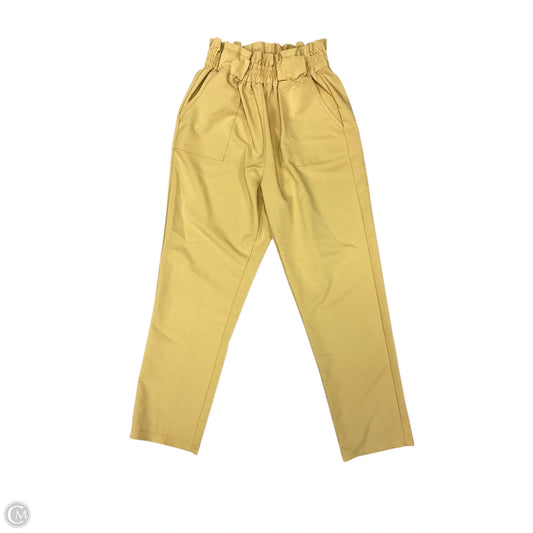 Pants Cropped By Grace Karin In Yellow, Size: M