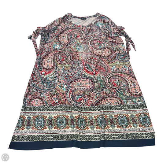 Dress Casual Short By Tacera In Multi-colored, Size: 2x