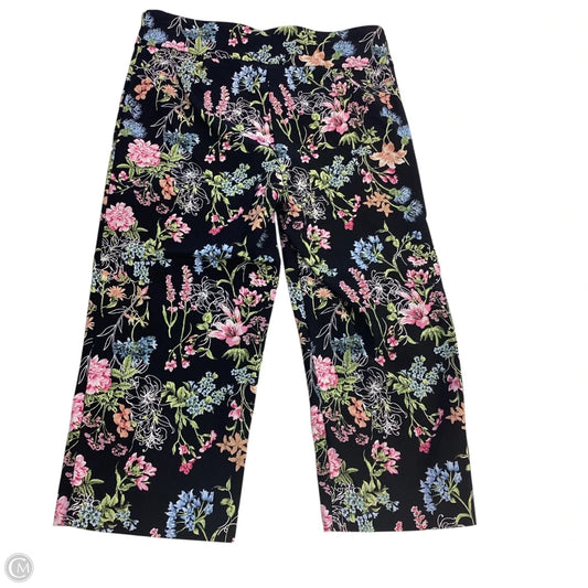 Capris By Counterparts In Floral Print, Size: 6p