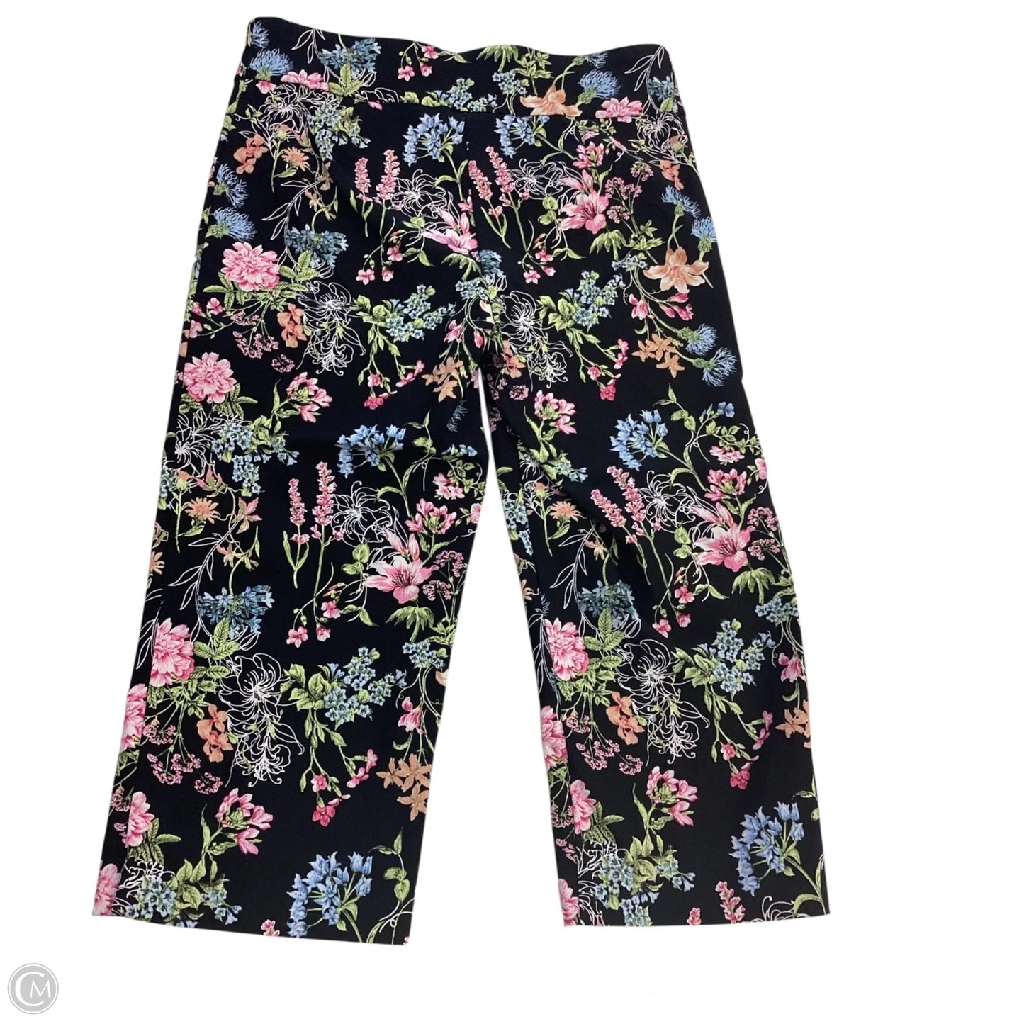 Capris By Counterparts In Floral Print, Size: 6p