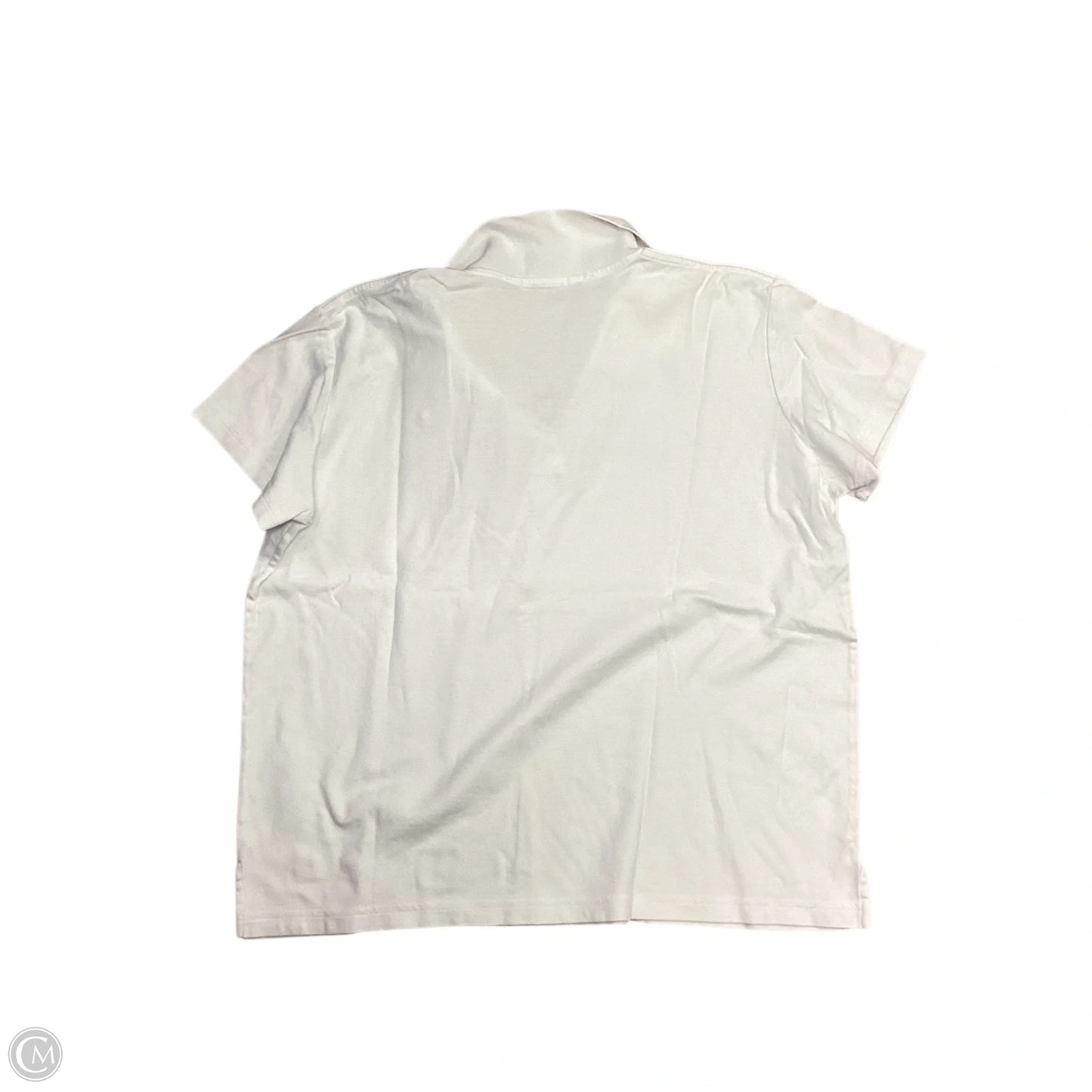 Top Short Sleeve Designer By Lilly Pulitzer In White, Size: Xl