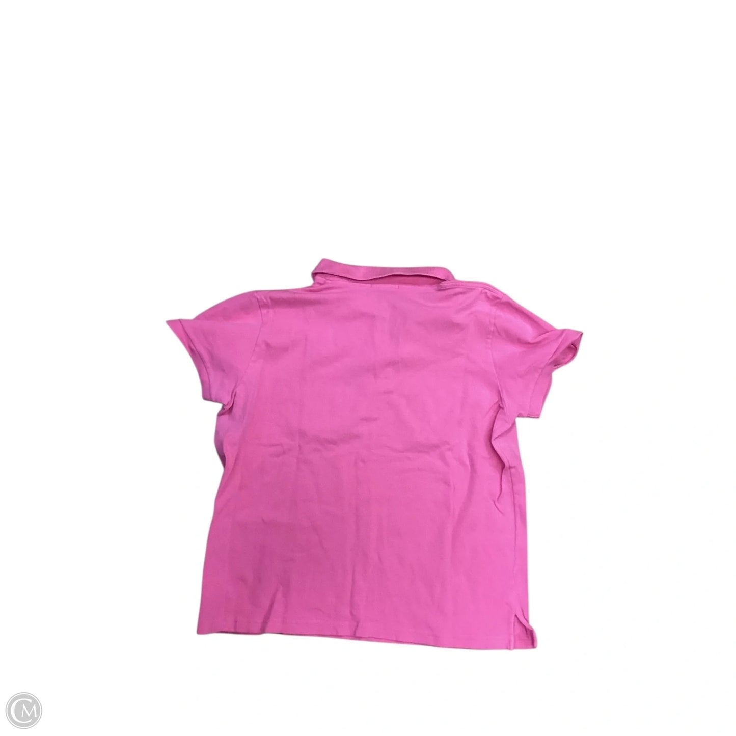 Top Short Sleeve Designer By Lilly Pulitzer In Pink, Size: Xl