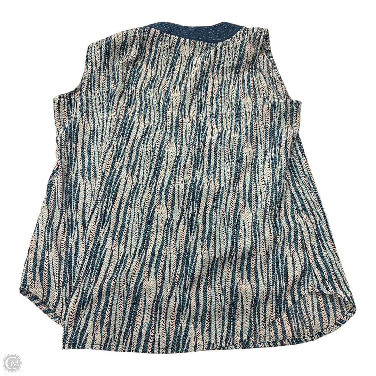 Top Sleeveless By Liz Claiborne In Blue, Size: M