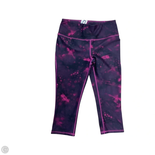 Athletic Leggings By Dsg Outerwear In Floral Print, Size: M
