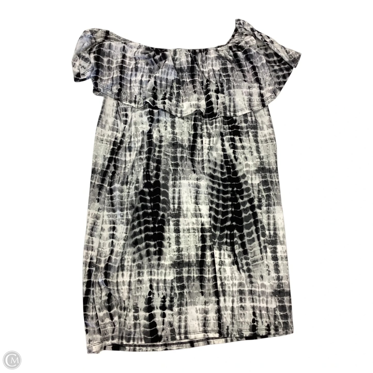 Dress Casual Short By Clothes Mentor In Grey, Size: L