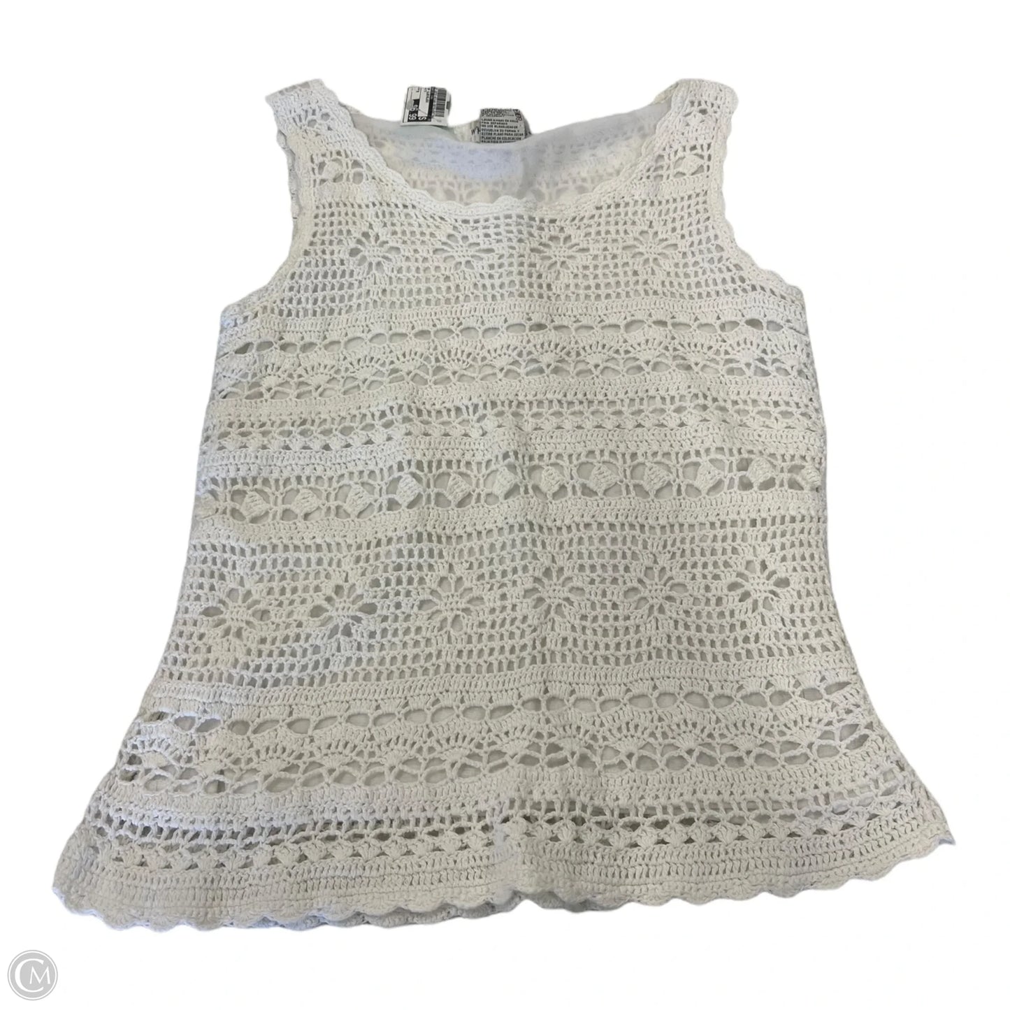 Top Sleeveless By White Stag In White, Size: M