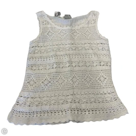 Top Sleeveless By White Stag In White, Size: M