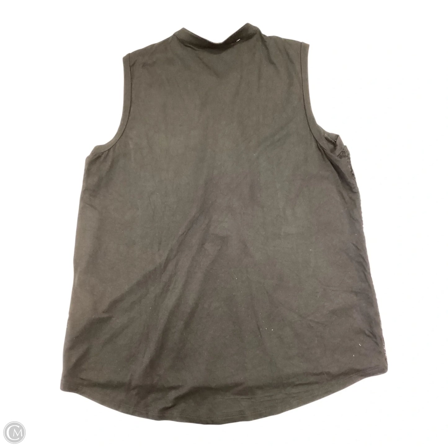 Top Sleeveless By Calvin Klein In Black, Size: L