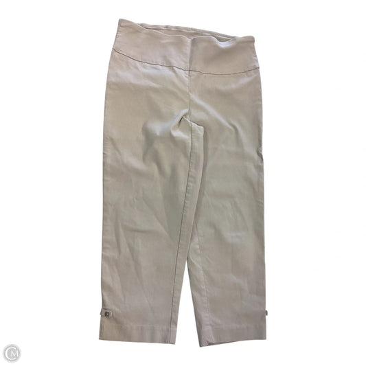 Capris By Counterparts In Tan, Size: M