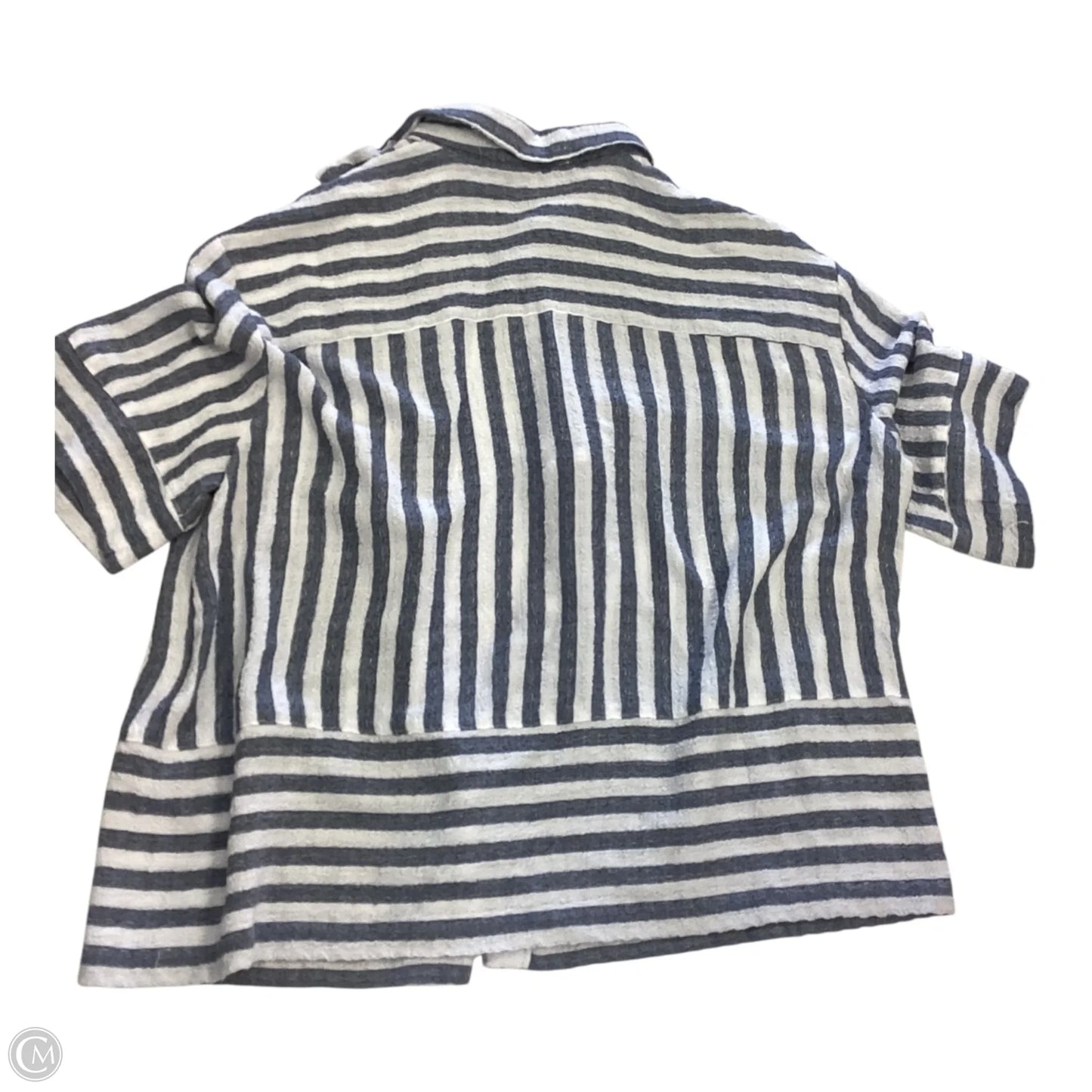 Top Short Sleeve By Jane And Delancey In Striped Pattern, Size: M