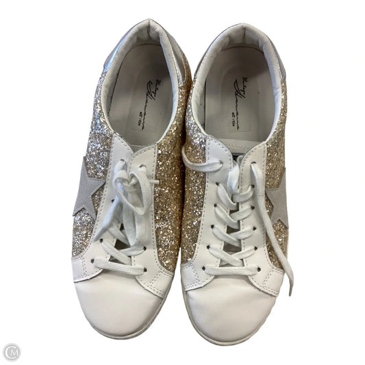 Shoes Athletic By Vintage In Gold & Green, Size: 9