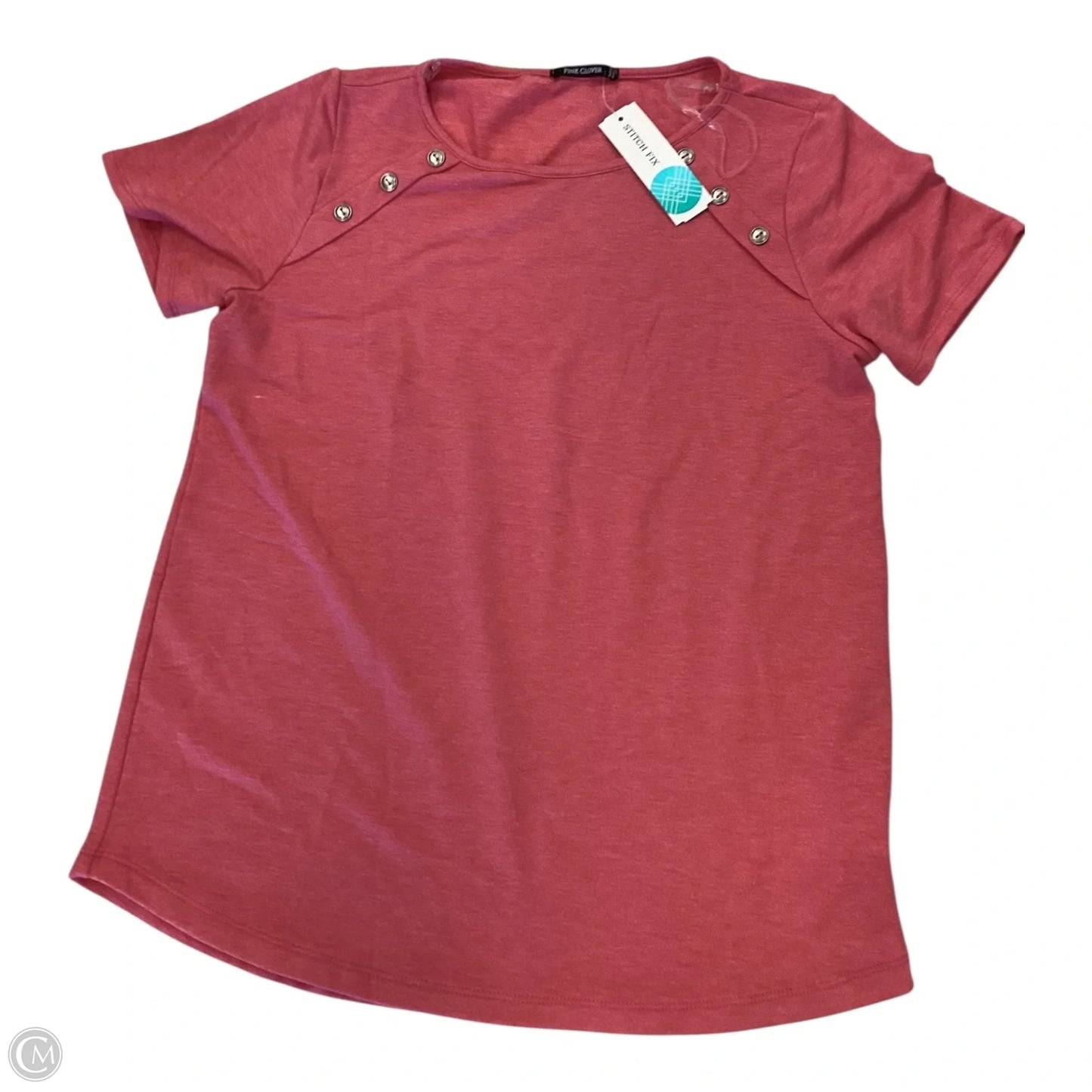 Top Short Sleeve By Pink Clover In Pink, Size: M