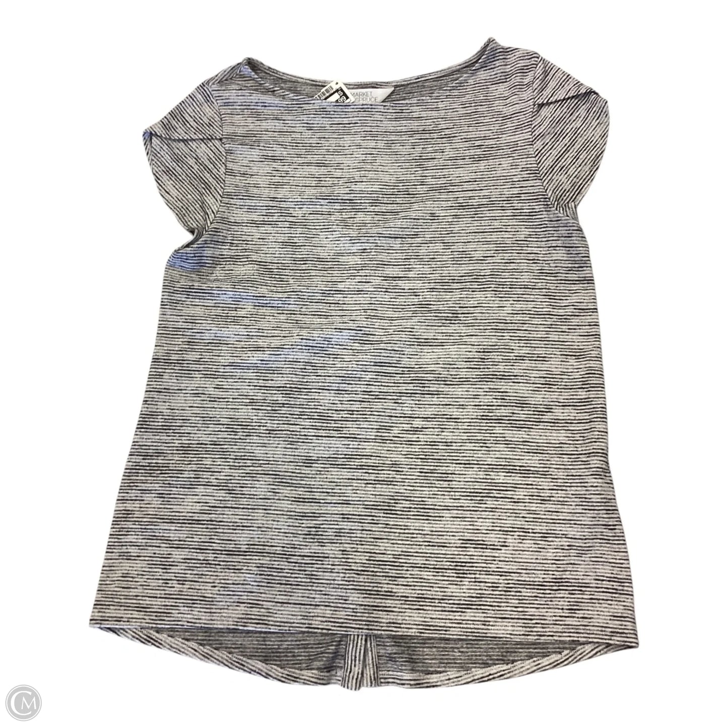 Top Short Sleeve By Market & Spruce In Grey, Size: M