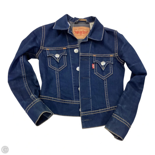 Jacket Denim By Levis In Blue, Size: S
