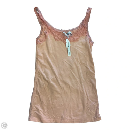 Tank Top By Clothes Mentor In Peach, Size: S
