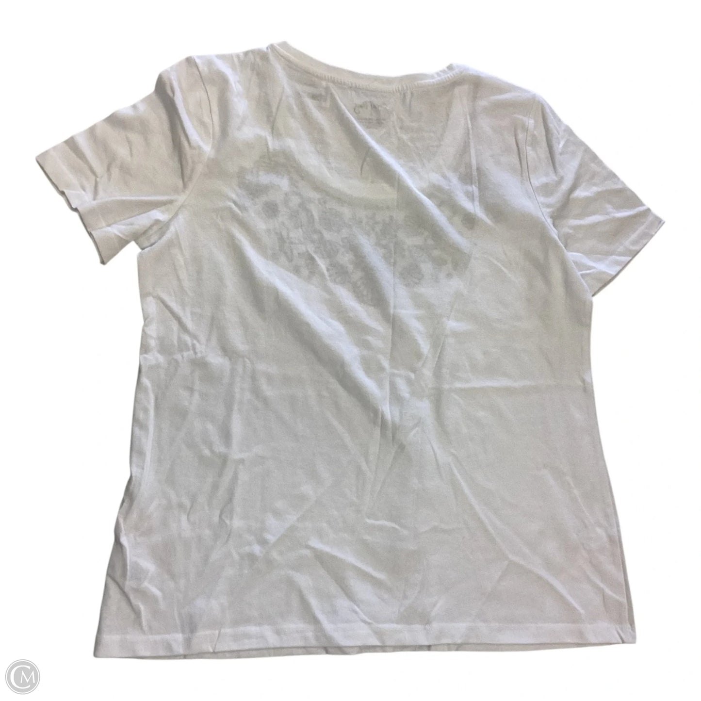 Top Short Sleeve By Coral Bay In White, Size: L