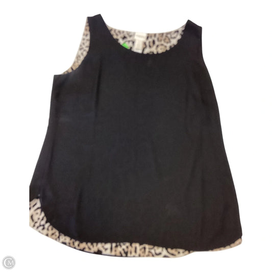 Top Sleeveless By Chicos In Animal Print, Size: M