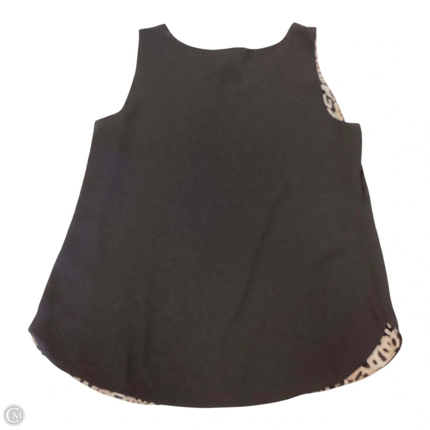 Top Sleeveless By Chicos In Animal Print, Size: M