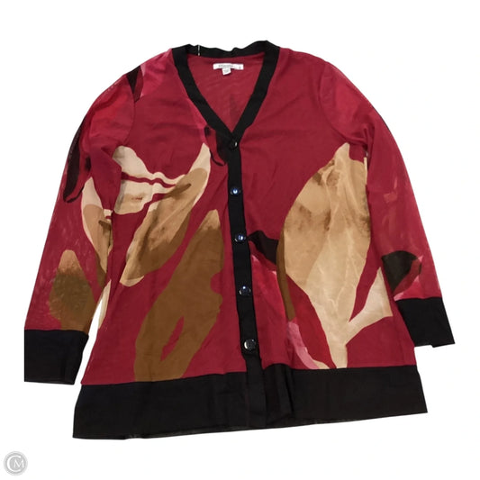 Top Long Sleeve By Chicos In Floral Print, Size: M