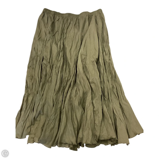 Skirt Maxi By Jessica London In Green, Size: 24