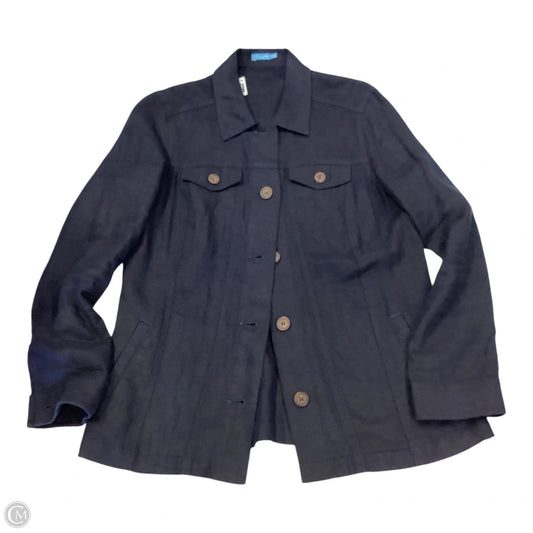 Top Long Sleeve By J Mclaughlin In Navy, Size: S