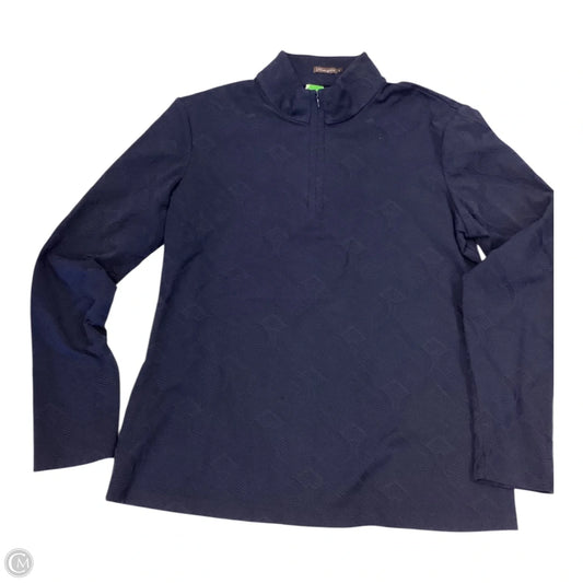 Top Long Sleeve By J Mclaughlin In Navy, Size: L