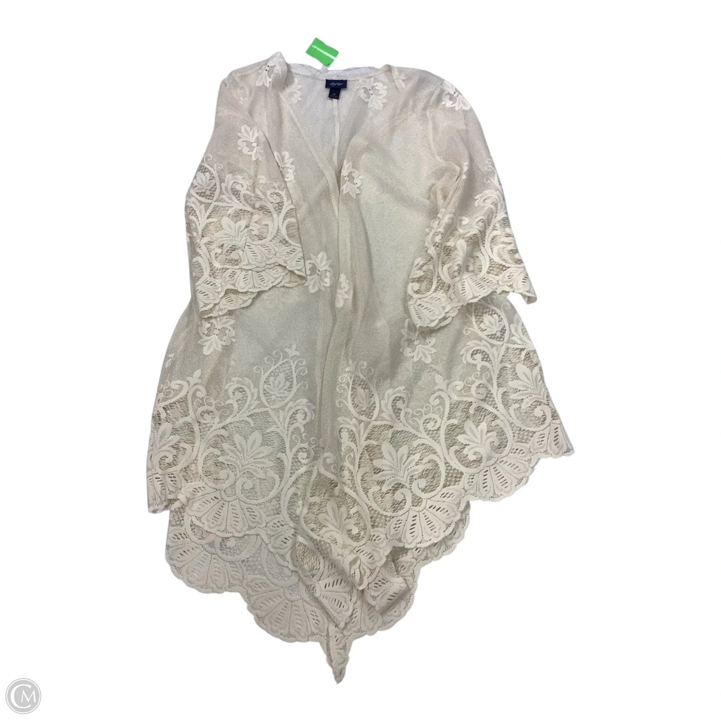 Cardigan By Daytrip In Cream, Size: M