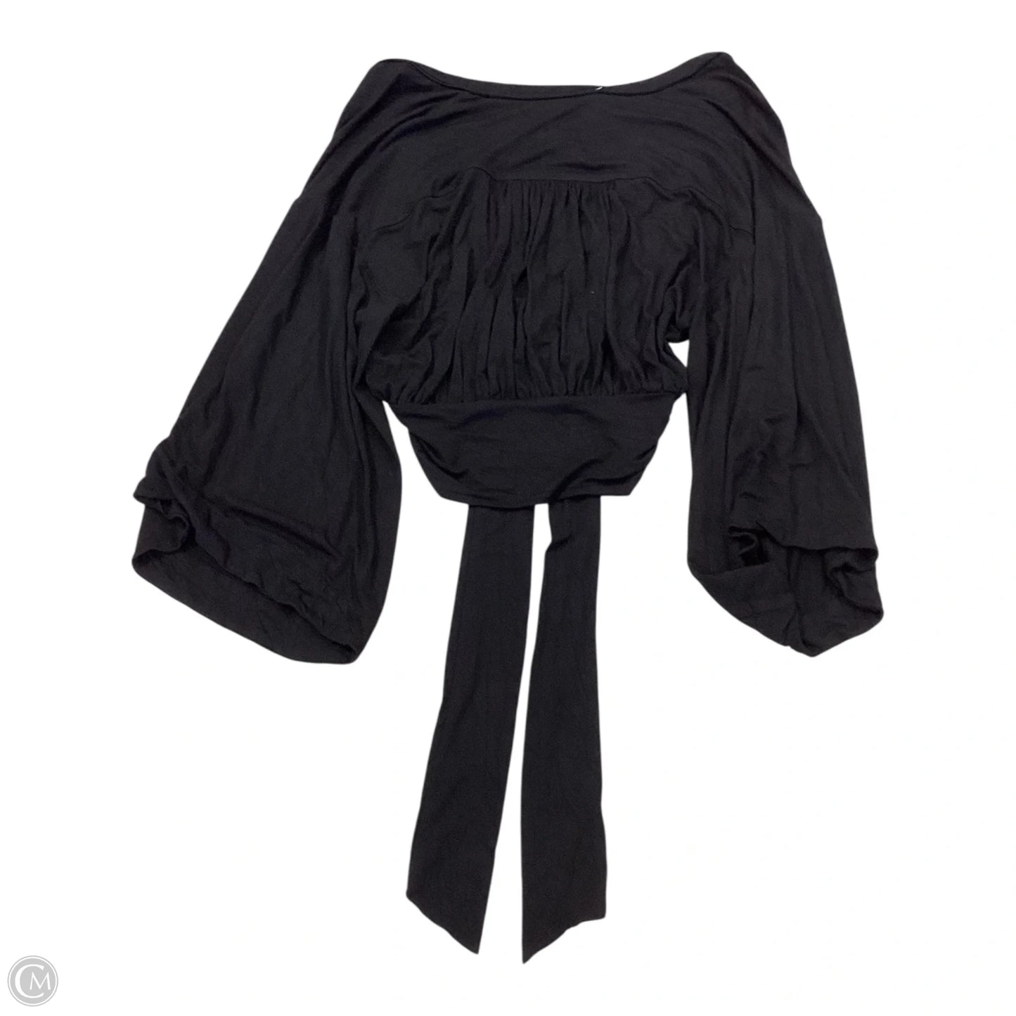 Top Long Sleeve By Free People In Black, Size: Xs