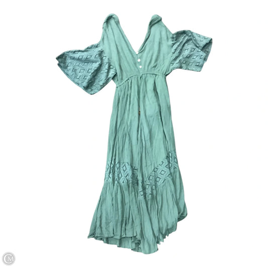 Dress Casual Maxi By Free People In Green, Size: Xs