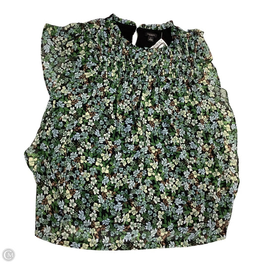 Top Sleeveless By Ann Taylor In Floral Print, Size: M
