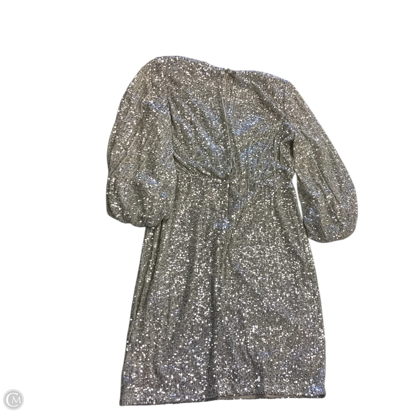 Dress Party Short By Eliza J In Silver, Size: 12