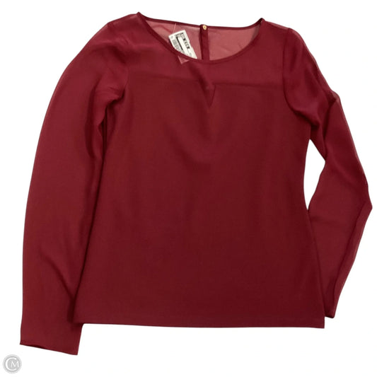 Top Long Sleeve By Ann Taylor In Purple, Size: Xs