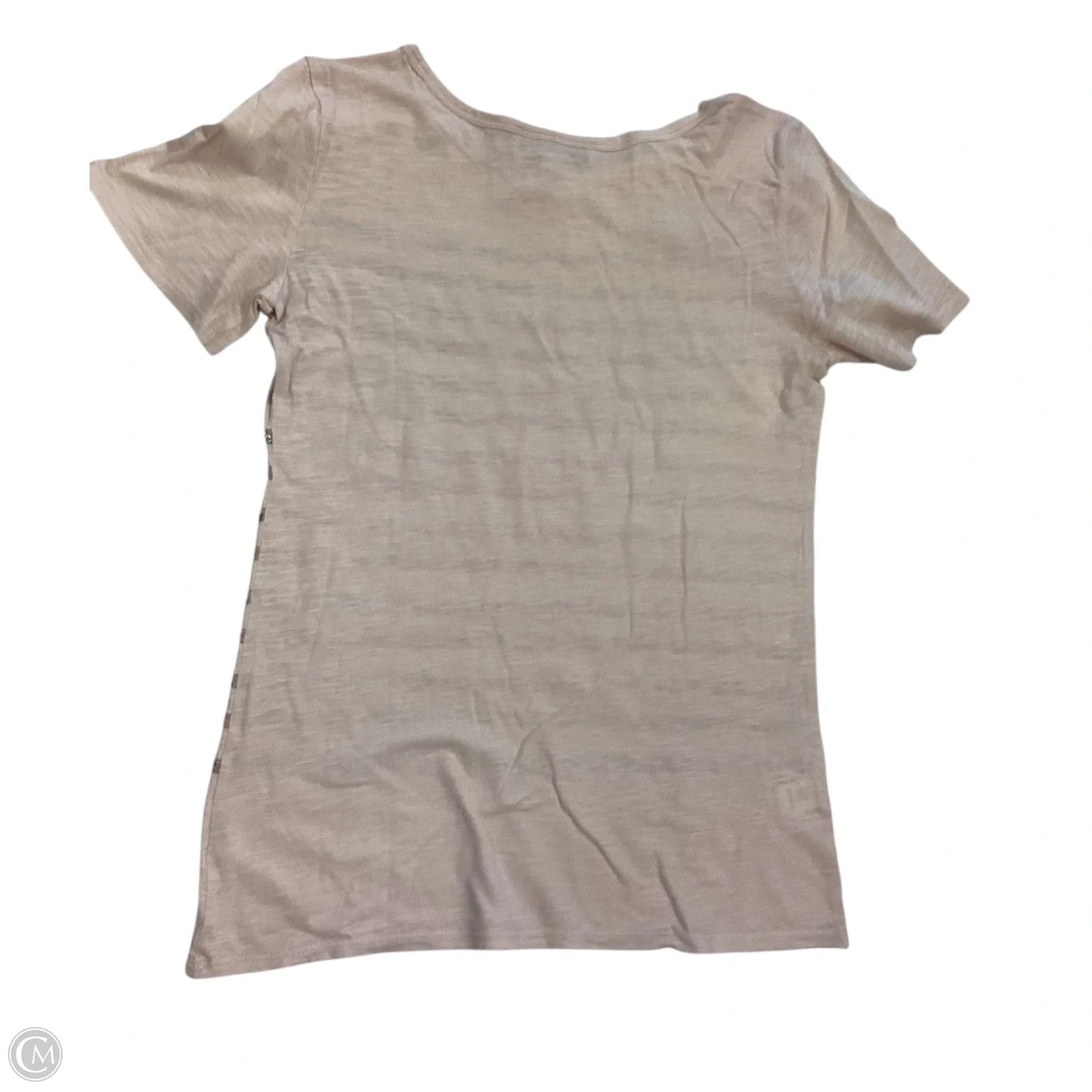 Top Short Sleeve By Loft In Pink, Size: Xs