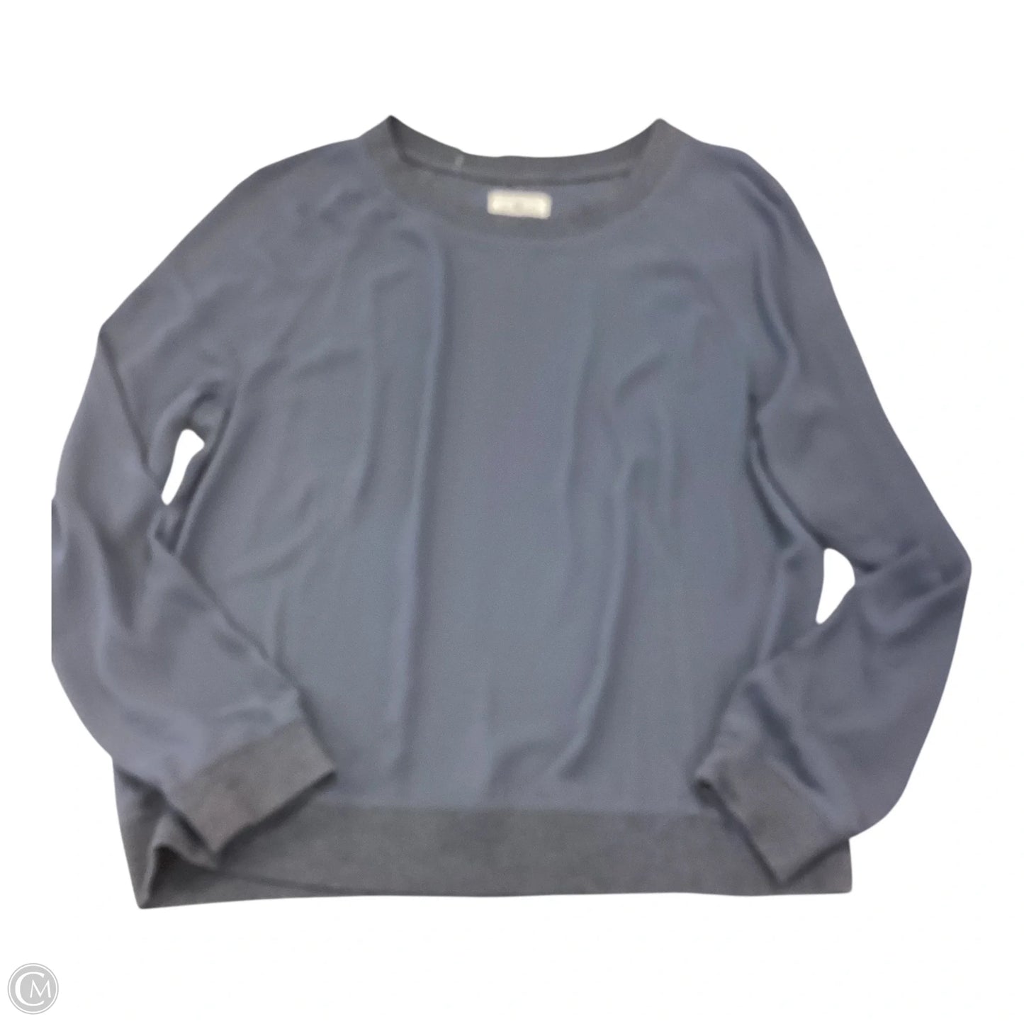 Top Long Sleeve By Lou And Grey In Grey, Size: M