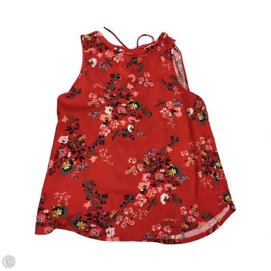 Tank Top By Loft In Floral Print, Size: M