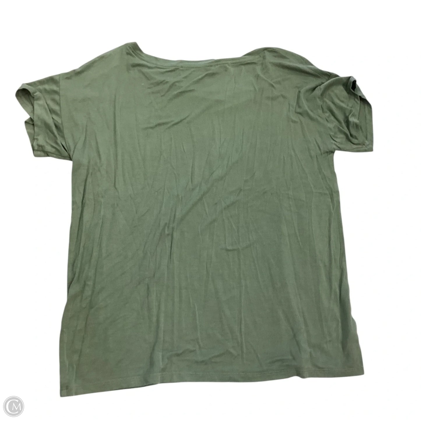 Top Short Sleeve By Loft In Green, Size: M