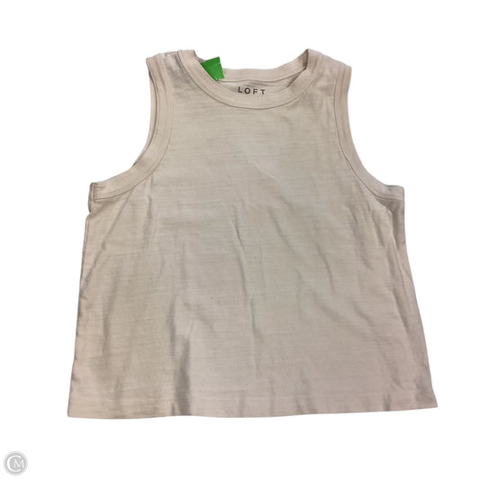 Tank Top By Loft In Cream, Size: L